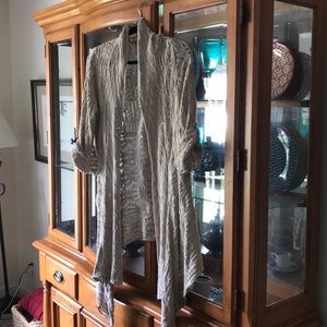 Lightweight, comfortable open waterfall cardigan.